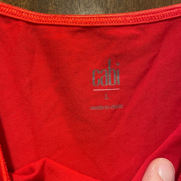 Cabi V-neck cami top style 5067 cinnamon color size large - Picture 3 of 4